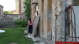 Fit bdsm female sub gags corporeality clog for wank